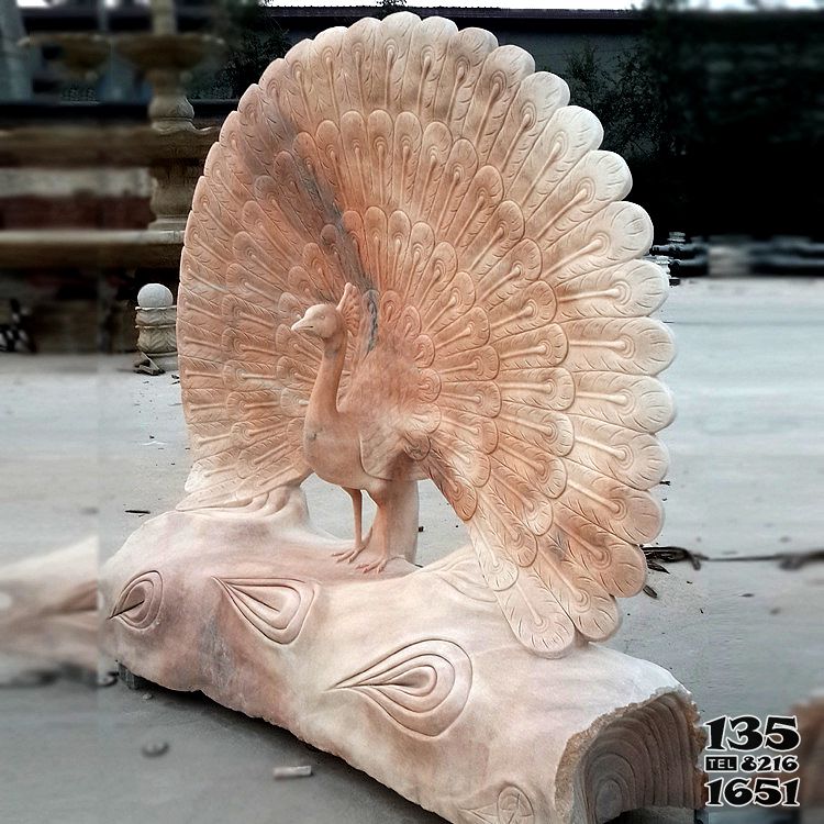 孔雀雕塑-街道擺放的花崗石石雕創(chuàng)意孔雀雕塑 孔雀雕塑-街道擺放的花崗石石雕創(chuàng)意孔雀雕塑高清圖片