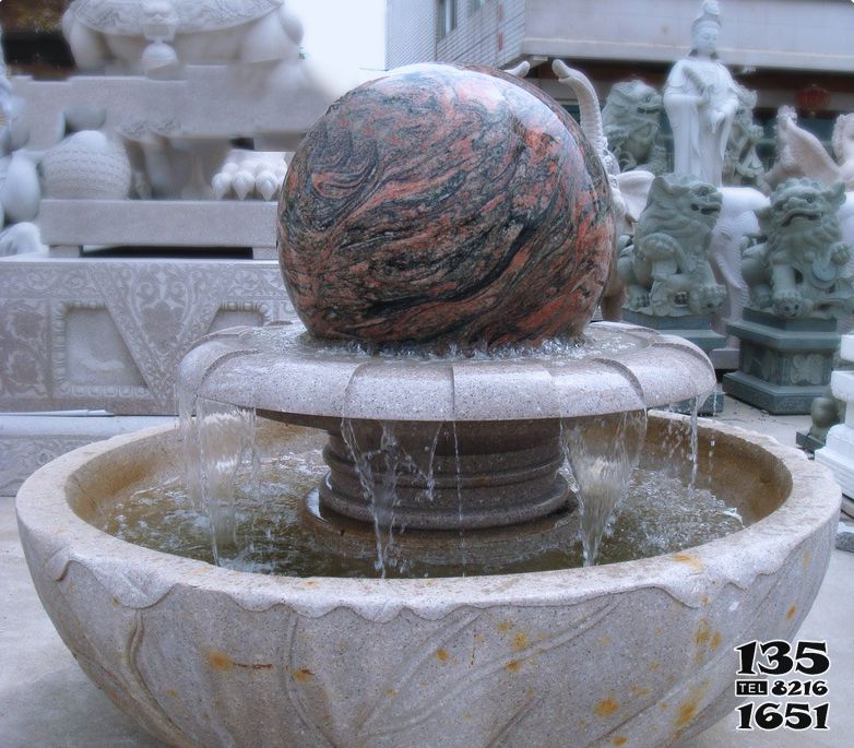 噴泉雕塑-中式花池擺放個性的小型噴泉石雕 噴泉雕塑-中式花池擺放個性的小型噴泉石雕高清圖片