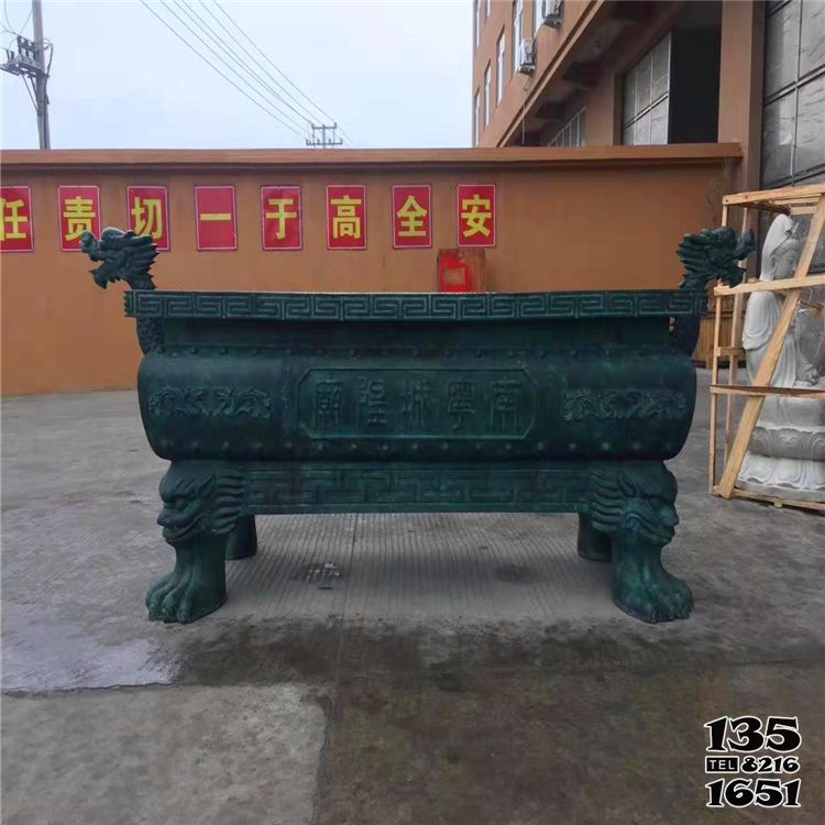 香爐雕塑-仿古長形寺院景觀擺放香爐雕塑 香爐雕塑-仿古長形寺院景觀擺放香爐雕塑高清圖片