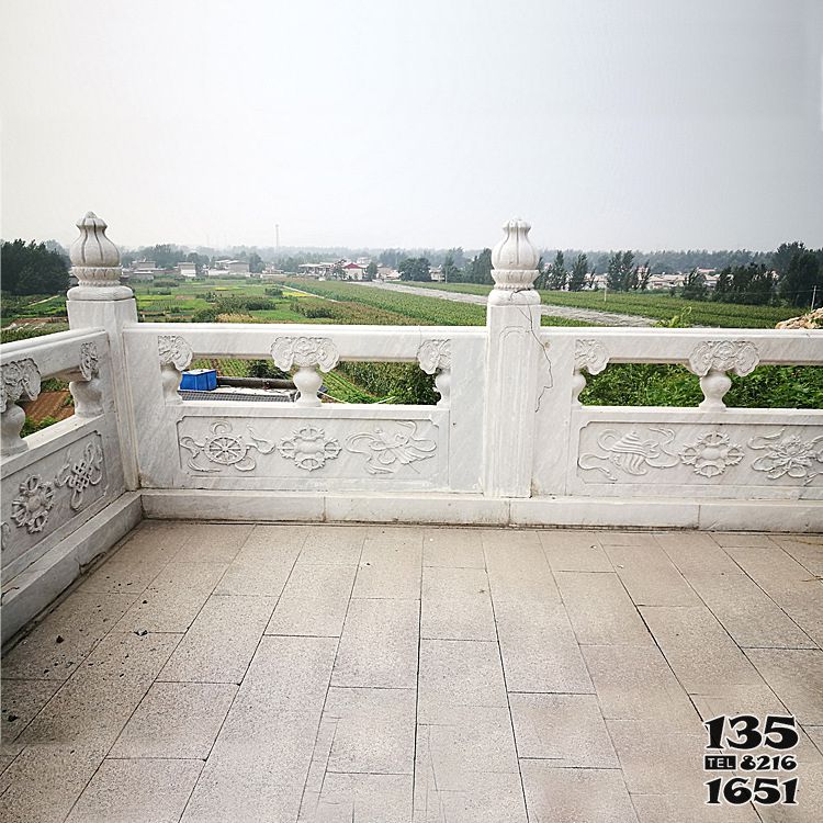 欄桿欄板雕塑-景區展望臺漢白玉浮雕花紋欄桿雕塑 欄桿欄板雕塑-景區展望臺漢白玉浮雕花紋欄桿雕塑