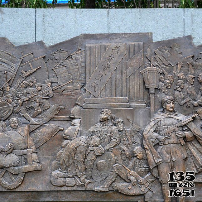 紅軍雕塑-黨建銅雕浮雕紅軍雕塑史 紅軍雕塑-黨建銅雕浮雕紅軍雕塑史高清圖片