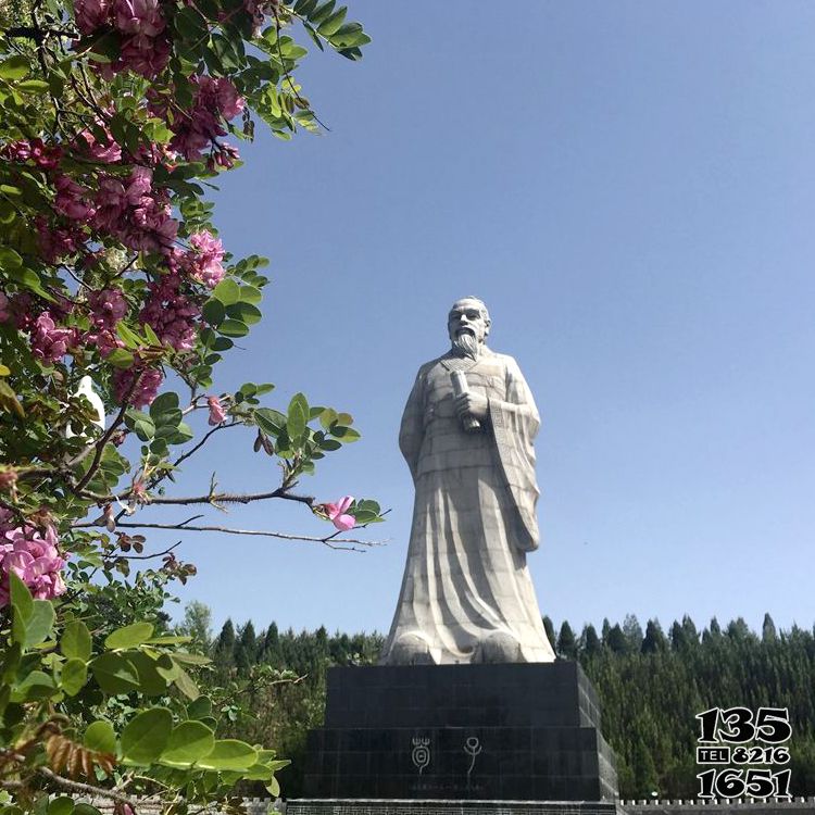 荀子石雕像-校園中國古代（戰(zhàn)國時(shí)期）著名思想家教育家荀子石雕