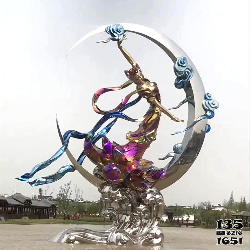 嫦娥雕塑-中國(guó)上古神話人物不銹鋼嫦娥奔月廣場(chǎng)景觀雕塑 嫦娥雕塑-中國(guó)上古神話人物不銹鋼嫦娥奔月廣場(chǎng)景觀雕塑