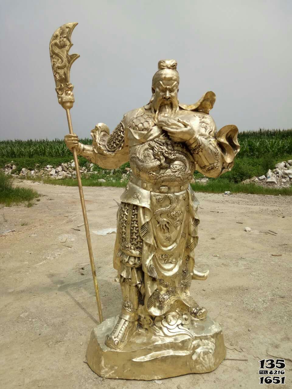 關公雕塑-戶外景區貼金佛像關公雕塑 關公雕塑-戶外景區貼金佛像關公雕塑高清圖片