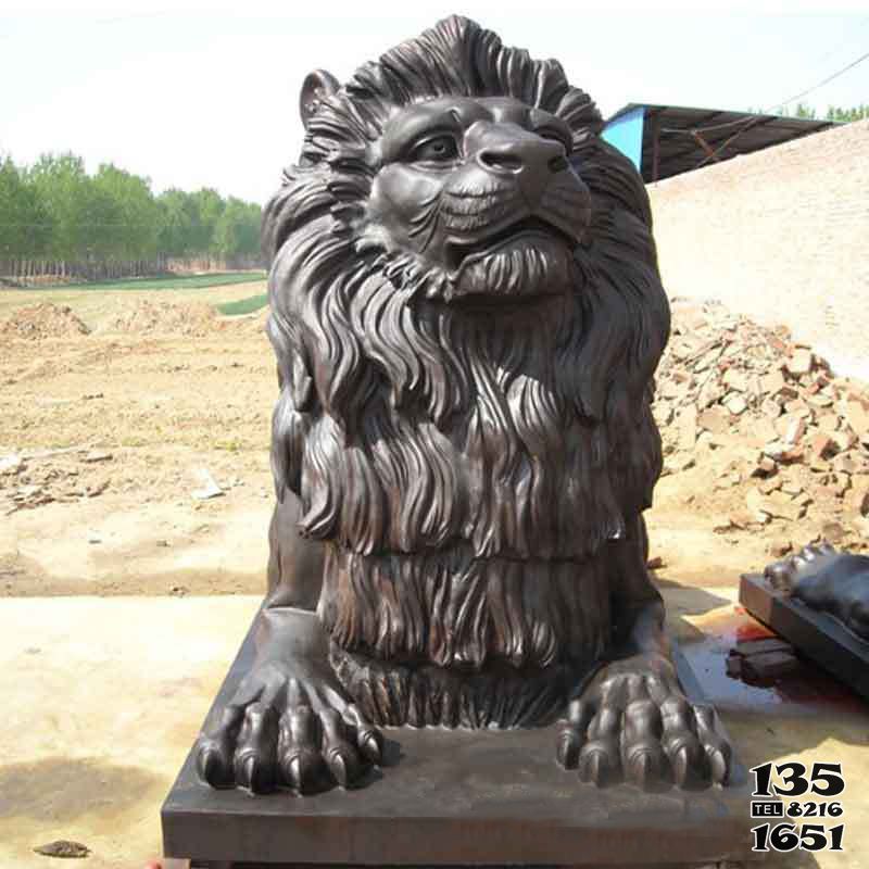 獅子雕塑-玻璃鋼大型仿真戶外園林景觀獅子雕塑 獅子雕塑-玻璃鋼大型仿真戶外園林景觀獅子雕塑高清圖片