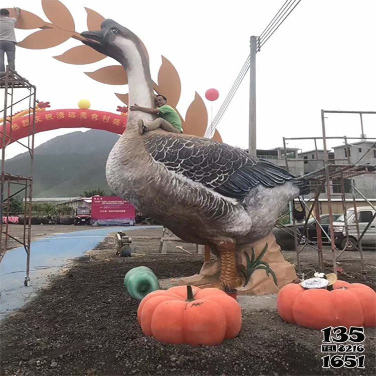 天鵝雕塑-動物園玻璃鋼仿真動物天鵝雕塑 天鵝雕塑-動物園玻璃鋼仿真動物天鵝雕塑高清圖片