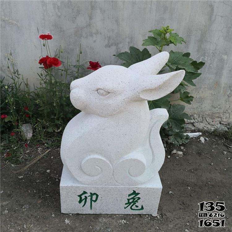 兔子雕塑-酒店門口大理石兔子雕塑 兔子雕塑-酒店門口大理石兔子雕塑高清圖片
