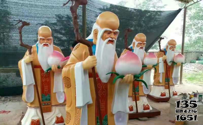 福祿壽雕塑-玻璃鋼宗教廟宇神像彩繪老壽星雕塑福祿壽雕塑 福祿壽雕塑-玻璃鋼宗教廟宇神像彩繪老壽星雕塑福祿壽雕塑