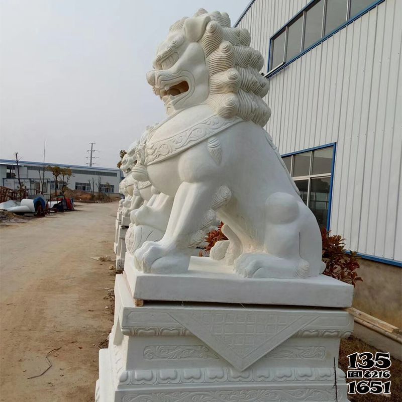 麒麟雕塑-企業公司門口鎮宅招財石雕麒麟雕塑 麒麟雕塑-企業公司門口鎮宅招財石雕麒麟雕塑高清圖片