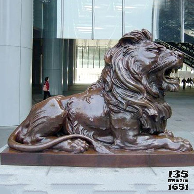 獅子雕塑-城市廣場(chǎng)玻璃鋼大型臥著的獅子雕塑 獅子雕塑-城市廣場(chǎng)玻璃鋼大型臥著的獅子雕塑高清圖片