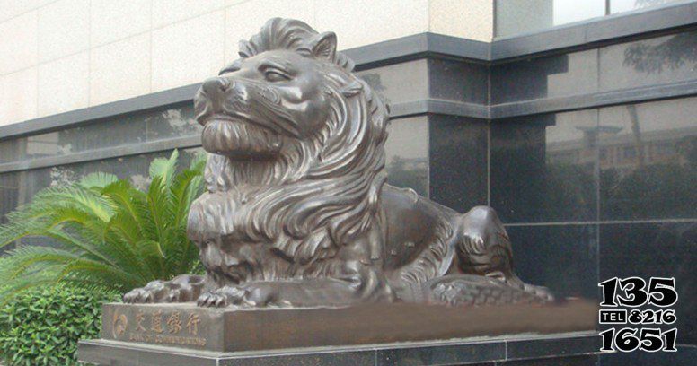 獅子雕塑-庭院別墅不不銹鋼仿真獅子雕塑 獅子雕塑-庭院別墅不不銹鋼仿真獅子雕塑高清圖片