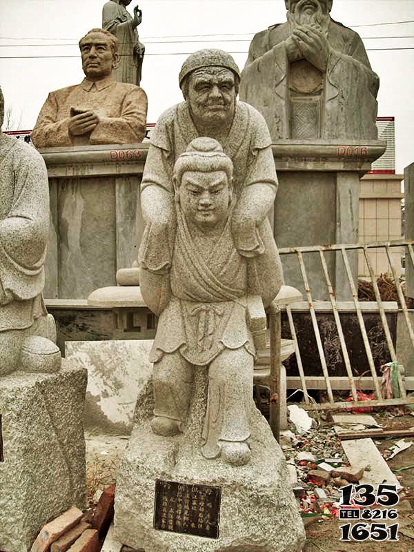 孝雕塑-景區園林“行傭供母”之二十孝石雕塑 孝雕塑-景區園林“行傭供母”之二十孝石雕塑高清圖片