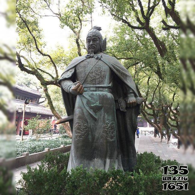 岳飛雕塑-園林景區(qū)抗金名將中國古代人物岳飛銅雕像 岳飛雕塑-園林景區(qū)抗金名將中國古代人物岳飛銅雕像高清圖片