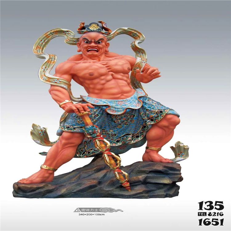 哼哈二將雕塑-玻璃鋼彩繪大型景觀寺廟供奉哼哈二將雕塑 哼哈二將雕塑-玻璃鋼彩繪大型景觀寺廟供奉哼哈二將雕塑高清圖片