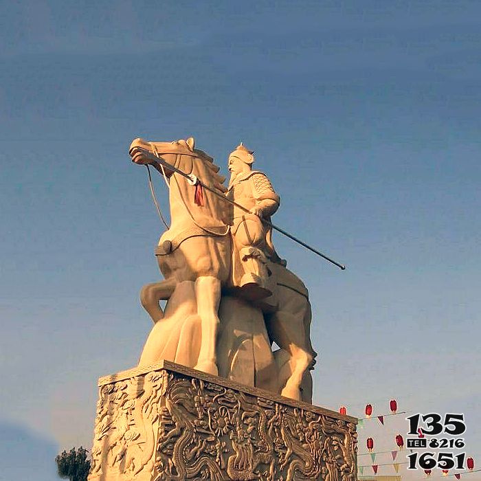 騎馬雕塑-唐代石雕名將著名軍事家郭子儀騎馬雕塑 騎馬雕塑-唐代石雕名將著名軍事家郭子儀騎馬雕塑高清圖片