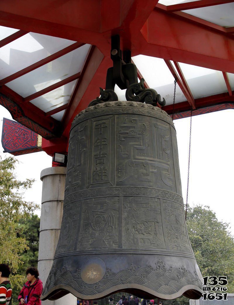 銅鐘雕塑-廣場千年吉祥銅鐘雕塑 銅鐘雕塑-廣場千年吉祥銅鐘雕塑