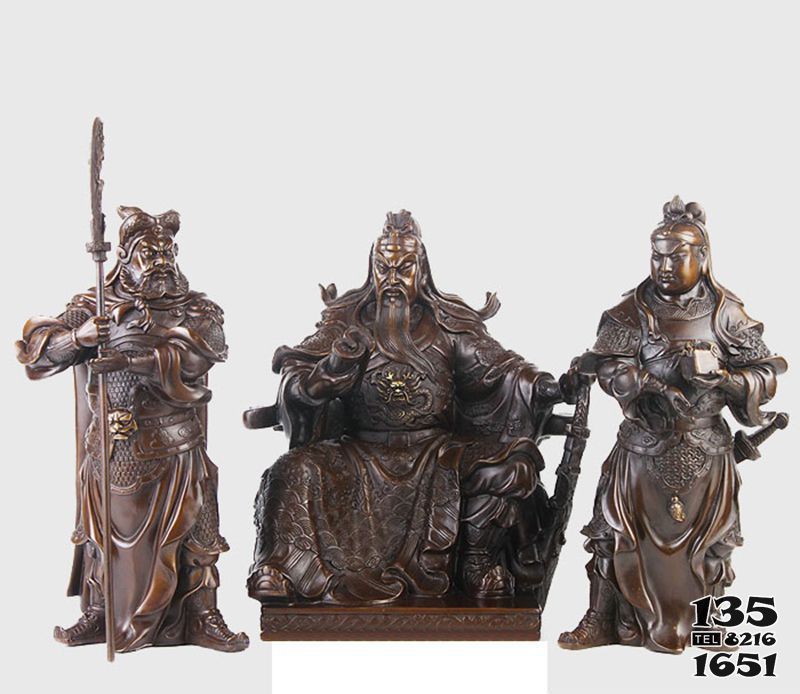 關(guān)公雕塑-銅雕寺廟大型關(guān)公雕塑 關(guān)公雕塑-銅雕寺廟大型關(guān)公雕塑高清圖片