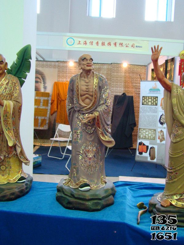 十八羅漢雕塑-廣場大型玻璃鋼彩繪供奉神佛十八羅漢雕塑 十八羅漢雕塑-廣場大型玻璃鋼彩繪供奉神佛十八羅漢雕塑高清圖片