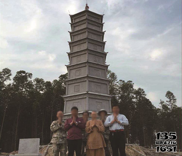 佛塔雕塑-園林多層大理石雕刻寶塔景觀雕塑 佛塔雕塑-園林多層大理石雕刻寶塔景觀雕塑
