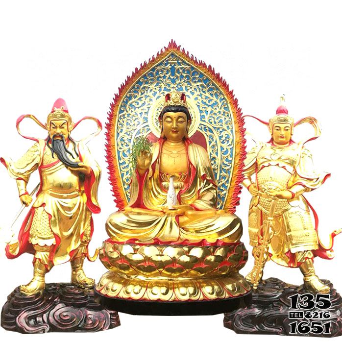 觀音雕塑-不銹鋼鎏金寺廟景觀供奉觀音雕塑 觀音雕塑-不銹鋼鎏金寺廟景觀供奉觀音雕塑高清圖片