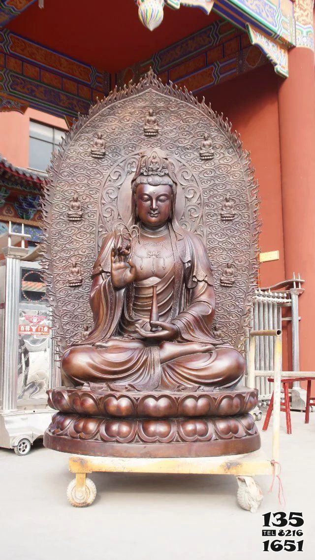 觀音雕塑-寺廟景點銅雕觀音雕塑 觀音雕塑-寺廟景點銅雕觀音雕塑高清圖片