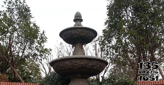 噴泉雕塑-花園廣場擺放玻璃鋼仿銅噴泉雕塑 噴泉雕塑-花園廣場擺放玻璃鋼仿銅噴泉雕塑高清圖片