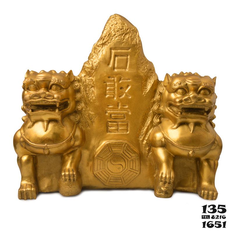 獅子雕塑-不銹鋼仿銅創(chuàng)意石敢當戶外景區(qū)獅子雕塑 獅子雕塑-不銹鋼仿銅創(chuàng)意石敢當戶外景區(qū)獅子雕塑高清圖片