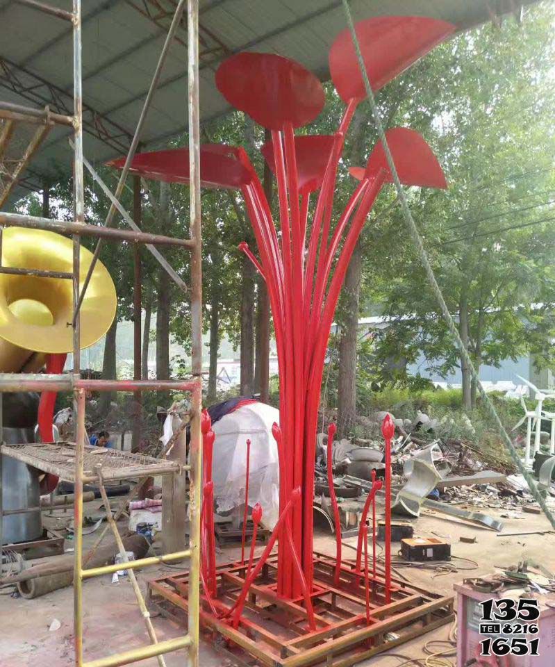 樹雕塑-游樂園廣場不銹鋼景觀樹雕塑 樹雕塑-游樂園廣場不銹鋼景觀樹雕塑高清圖片