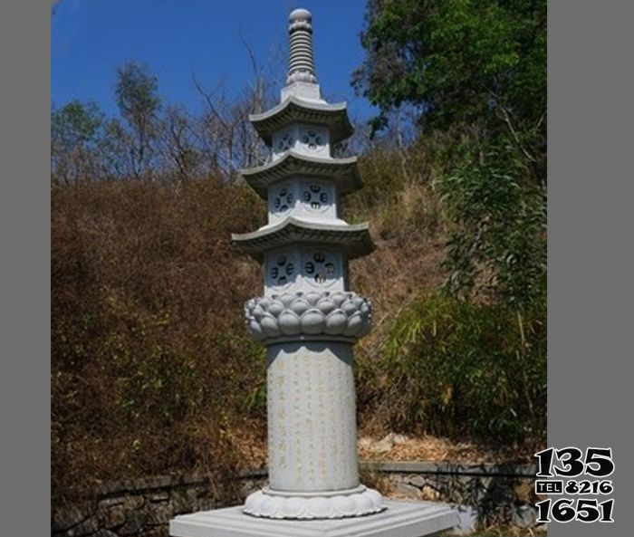 佛塔雕塑-園林景觀仿古小型石塔 佛塔雕塑-園林景觀仿古小型石塔
