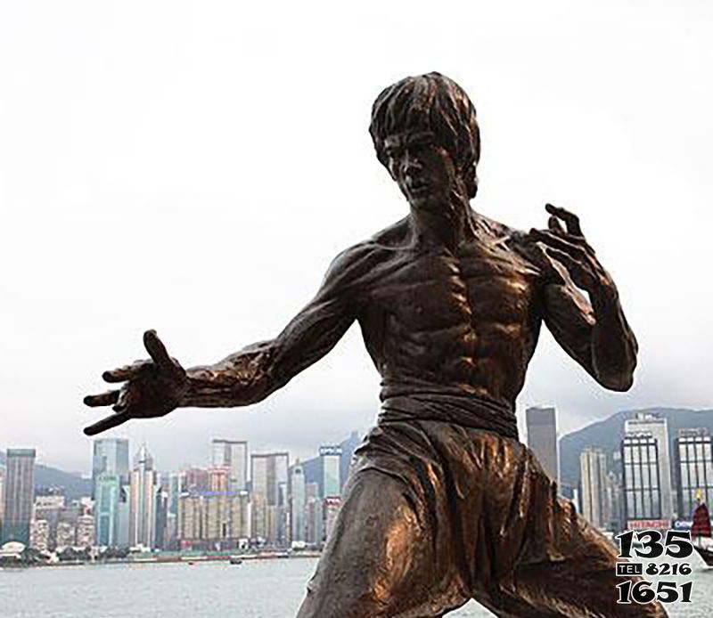 李小龍雕塑-名人電影明星銅雕李小龍雕塑 李小龍雕塑-名人電影明星銅雕李小龍雕塑高清圖片