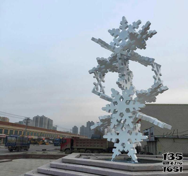 樹雕塑-花園城市景觀雪花榕不銹鋼樹雕塑 樹雕塑-花園城市景觀雪花榕不銹鋼樹雕塑高清圖片