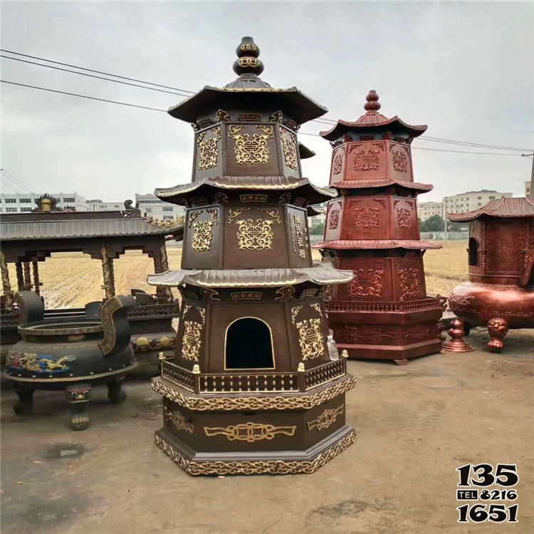 香爐雕塑-鑄鐵鍛造元寶爐道教道觀大殿擺放佛塔香爐雕塑 香爐雕塑-鑄鐵鍛造元寶爐道教道觀大殿擺放佛塔香爐雕塑