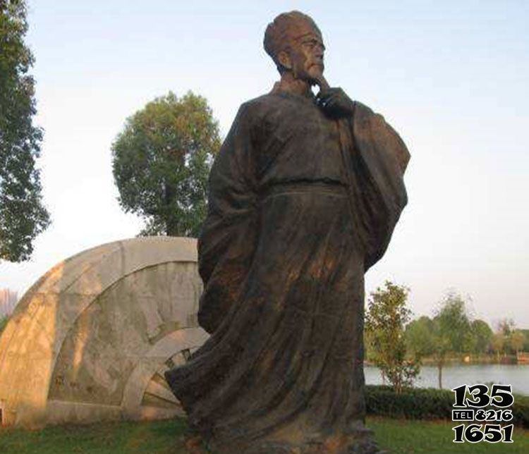 歐陽修雕塑-學校公園鍛造北宋文學家歐陽修銅雕 歐陽修雕塑-學校公園鍛造北宋文學家歐陽修銅雕高清圖片
