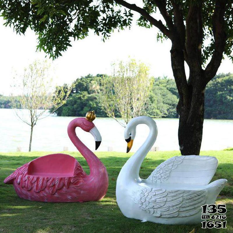 天鵝雕塑-公園創意童趣玻璃鋼天鵝雕塑 天鵝雕塑-公園創意童趣玻璃鋼天鵝雕塑