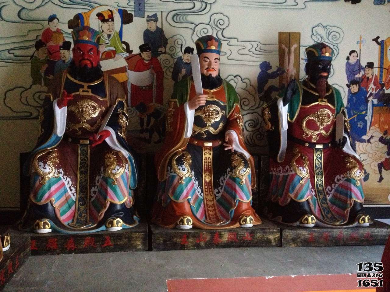 閻王雕塑-十殿閻王玻璃鋼樹(shù)脂彩繪閻王雕塑 閻王雕塑-十殿閻王玻璃鋼樹(shù)脂彩繪閻王雕塑高清圖片