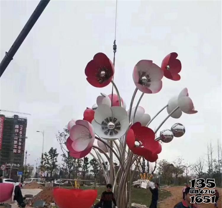 花朵雕塑-不銹鋼公園創意花朵雕塑 花朵雕塑-不銹鋼公園創意花朵雕塑高清圖片