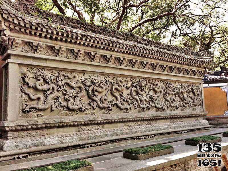 九龍壁雕塑-景區(qū)古建筑九龍壁壁畫雕塑 九龍壁雕塑-景區(qū)古建筑九龍壁壁畫雕塑高清圖片