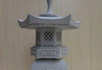 石燈雕塑-日式園林景觀寺院仿古石燈塔