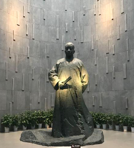 吳昌碩雕塑-別墅園林民國時期著名國畫家書法家吳昌碩雕塑 吳昌碩雕塑-別墅園林民國時期著名國畫家書法家吳昌碩雕塑高清圖片