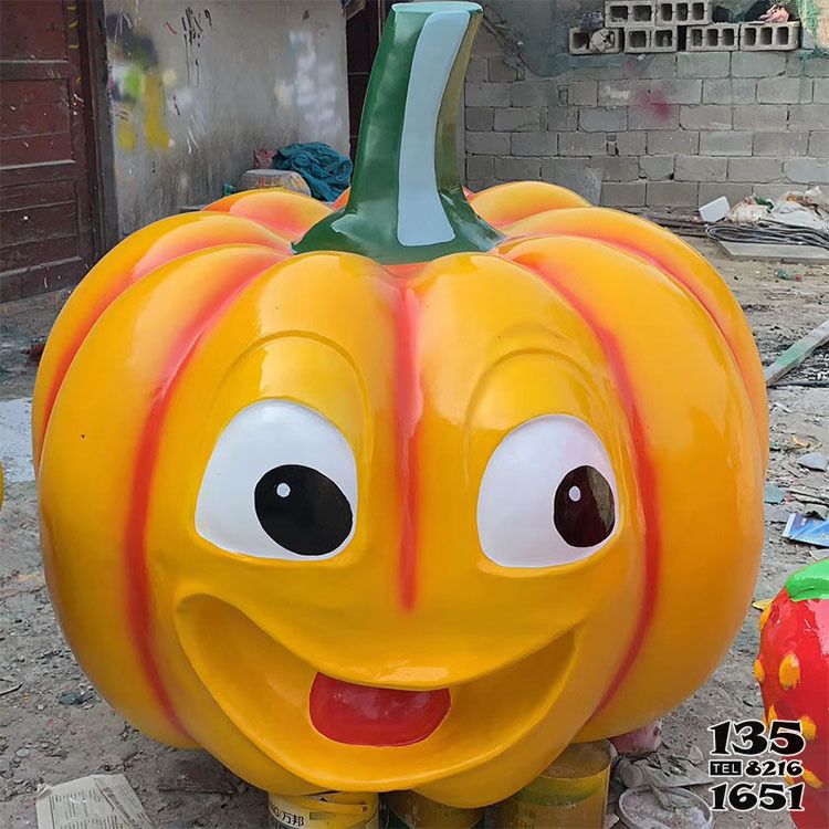 凳子雕塑-卡通蔬菜南瓜坐凳戶外園林景觀創意坐凳 凳子雕塑-卡通蔬菜南瓜坐凳戶外園林景觀創意坐凳高清圖片