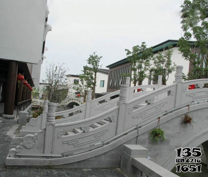 石橋雕塑-酒店戶外景觀仿古建大理石拱橋裝飾雕塑 石橋雕塑-酒店戶外景觀仿古建大理石拱橋裝飾雕塑高清圖片