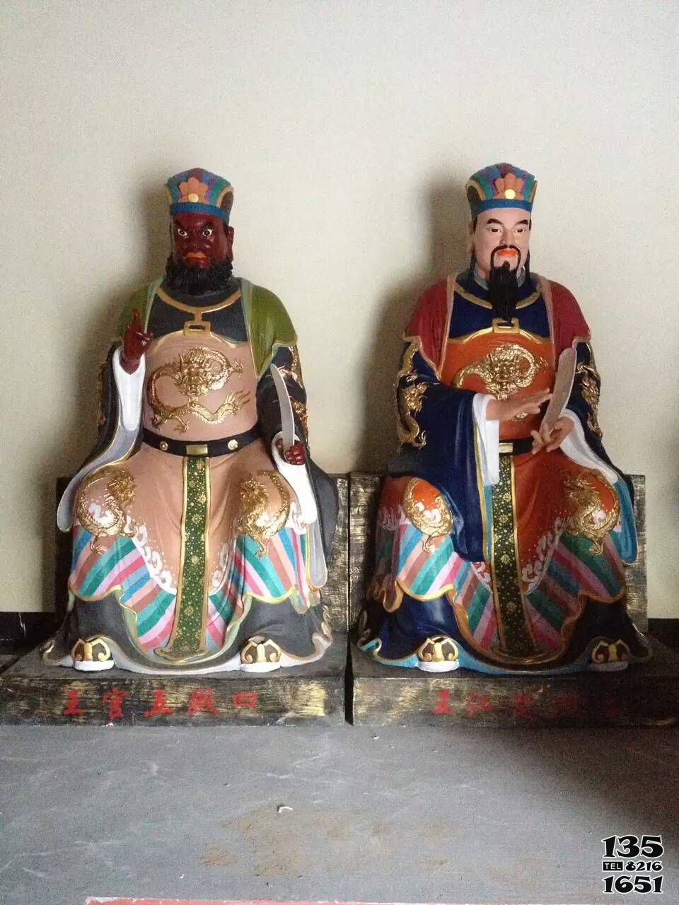 閻王雕塑-景區玻璃鋼彩繪閻王雕塑 閻王雕塑-景區玻璃鋼彩繪閻王雕塑高清圖片