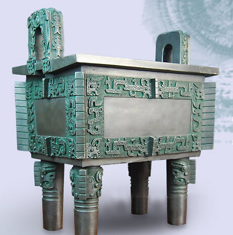 鼎雕塑-不銹鋼噴漆烤漆青銅寺廟鼎雕塑 鼎雕塑-不銹鋼噴漆烤漆青銅寺廟鼎雕塑高清圖片