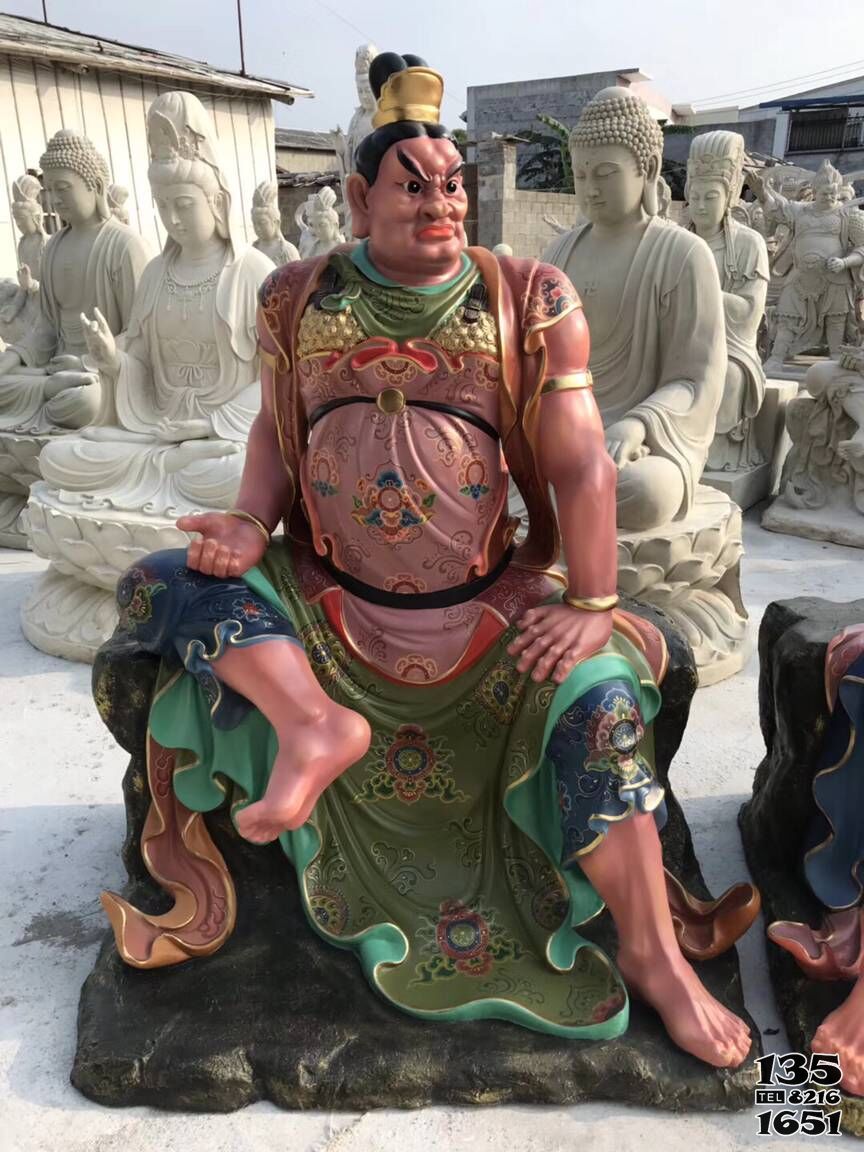 哼哈二將雕塑-景區(qū)大型戶外景觀玻璃鋼彩繪哼哈二將雕塑 哼哈二將雕塑-景區(qū)大型戶外景觀玻璃鋼彩繪哼哈二將雕塑高清圖片