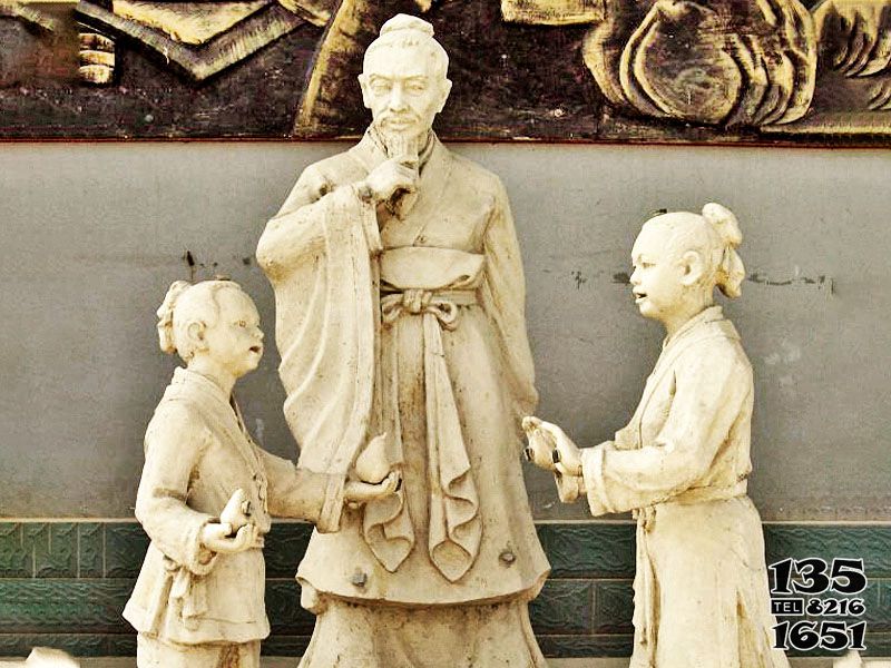 孔融讓梨雕塑-大理石石雕古代人物寓言故事孔融讓梨雕塑 孔融讓梨雕塑-大理石石雕古代人物寓言故事孔融讓梨雕塑