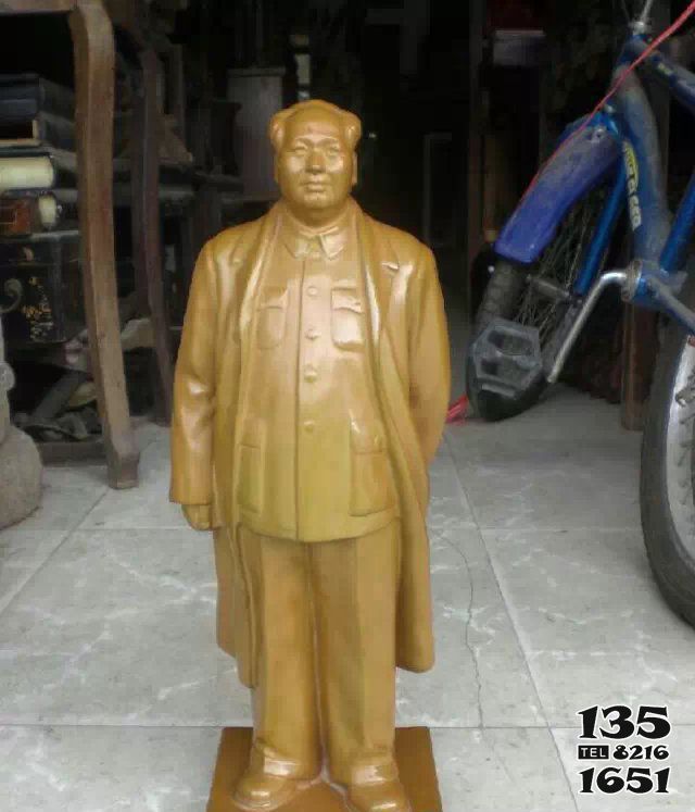 毛澤東雕塑-戶外玻璃鋼噴金鎏金偉人毛澤東雕塑 毛澤東雕塑-戶外玻璃鋼噴金鎏金偉人毛澤東雕塑