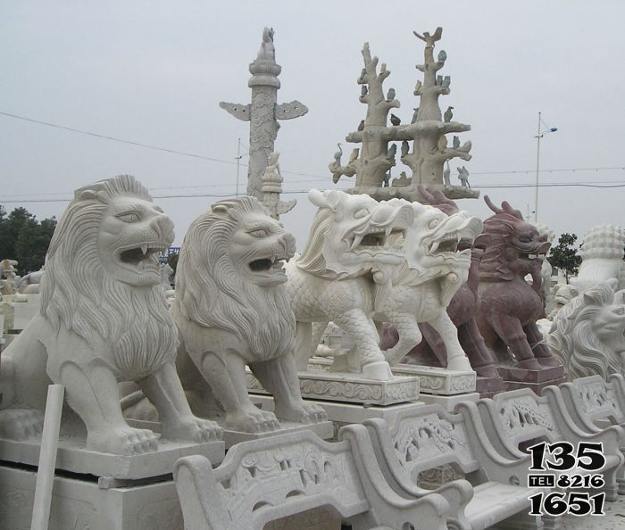 獅子雕塑-戶外景區(qū)大理石石雕創(chuàng)意大門口獅子獅子雕塑 獅子雕塑-戶外景區(qū)大理石石雕創(chuàng)意大門口獅子獅子雕塑