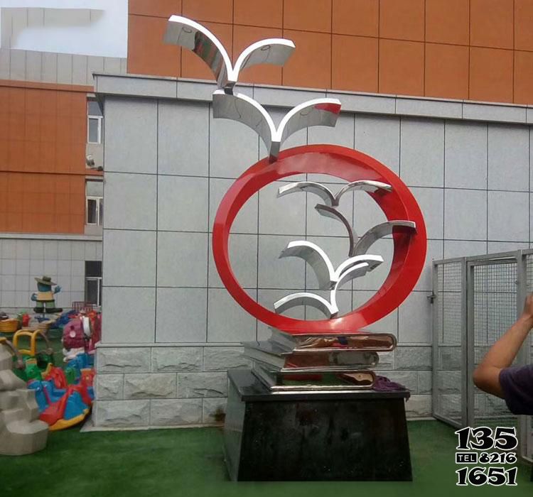 書雕塑-校園廣場不銹鋼創意書雕塑 書雕塑-校園廣場不銹鋼創意書雕塑高清圖片