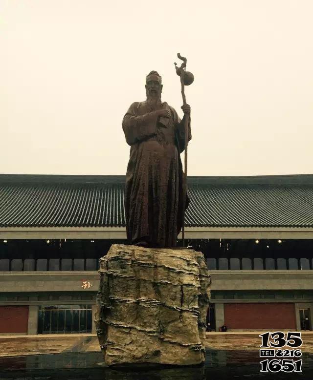 孫思邈銅雕-歷史博物館擺放彩繪孫思邈青銅雕塑 孫思邈銅雕-歷史博物館擺放彩繪孫思邈青銅雕塑高清圖片