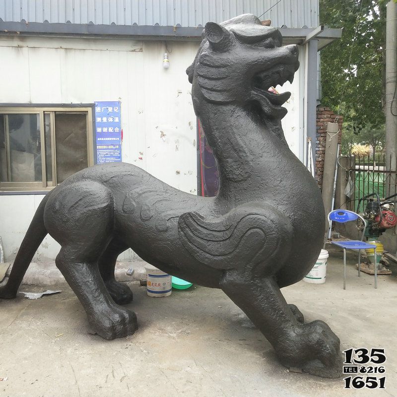 貔貅雕塑-寺廟大型不銹鋼神獸貔貅雕塑 貔貅雕塑-寺廟大型不銹鋼神獸貔貅雕塑高清圖片